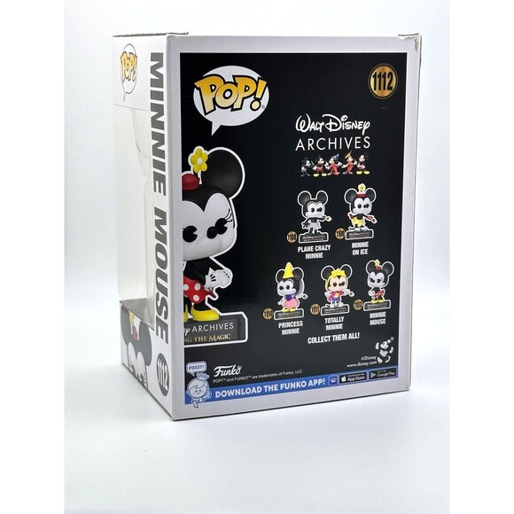 Funko Pop! Minnie Mouse 1112 Walt Disney Archives Black And White Classic Figure - Picture 3 of 6